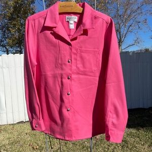 Pendelton Pink Wool Blouse